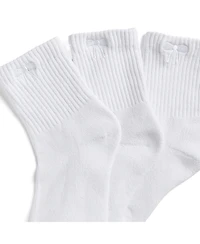 Stems Women's Bow Ankle Socks, 3-Pack