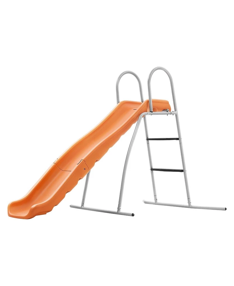 Sevorley Kids Water Slide with Adjustable Sprinkler and Ground Tarp for Backyard