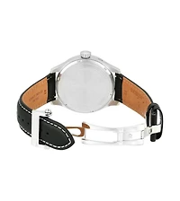 Invicta S.Coifman Men's Heritage Chronograph Dial Leather Strap Watch
