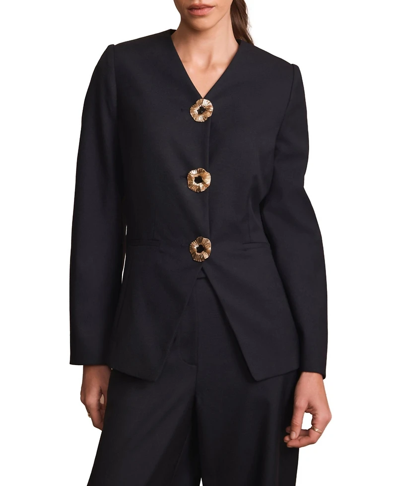 Mint Velvet Women's Wool Blend Sculpted Jacket
