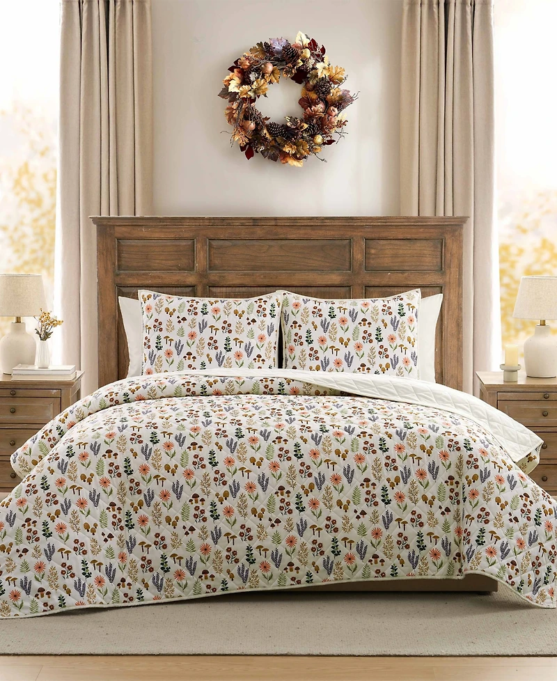 Hallmark Bedding Hayra Fall 3-Piece Quilt Set