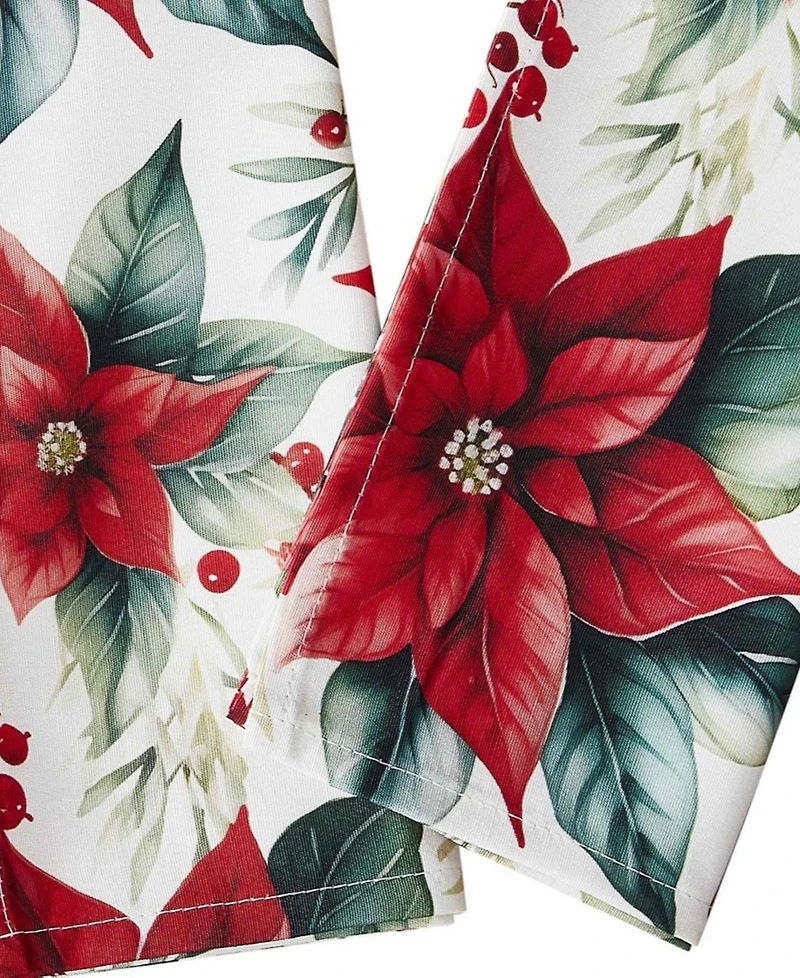 Avanti Poinsettia Classic Napkins, Set of 4