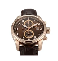 Invicta S.Coifman Men's Chronograph Dial Leather Strap Watch