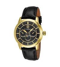 Invicta S.Coifman Men's Chronograph Dial Leather Strap Watch