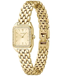 Hugo Boss Women's Mae Petite Quartz Ionic Plated Thin Gold Steel Watch 22mm