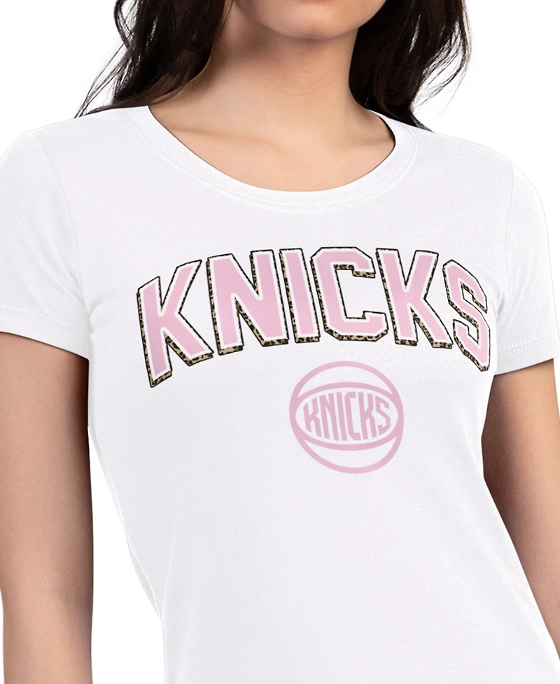 G-iii 4Her by Carl Banks Women's New York Knicks Super-Slim Lightweight T-Shirt