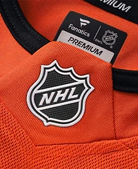 Men's Fanatics Beckett Sennecke Orange Anaheim Ducks Home Premium Jersey