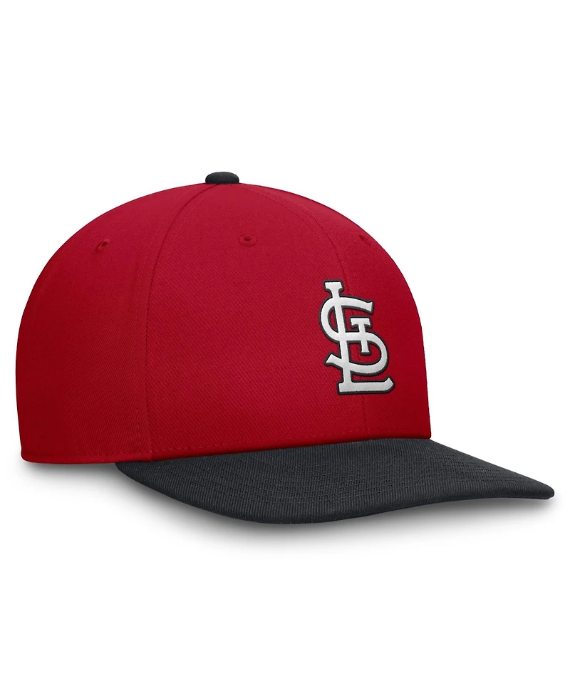 Nike Men's Red/Navy St. Louis Cardinals Pro Dri-fit Snapback Hat
