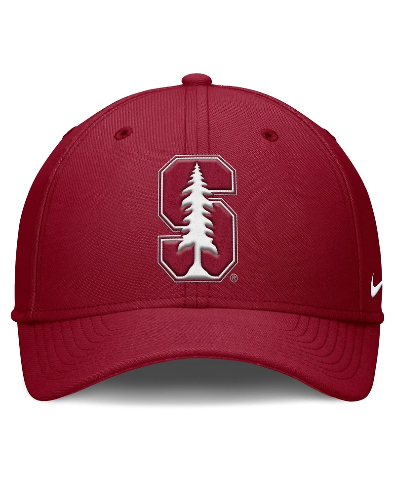 Men's Nike Cardinal Stanford Rise SwooshFlex Dri-fit Hat