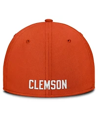 Men's Nike Orange Clemson Tigers Rise SwooshFlex Dri-fit Hat