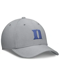 Men's Nike Gray Duke Blue Devils Rise SwooshFlex Dri-fit Hat