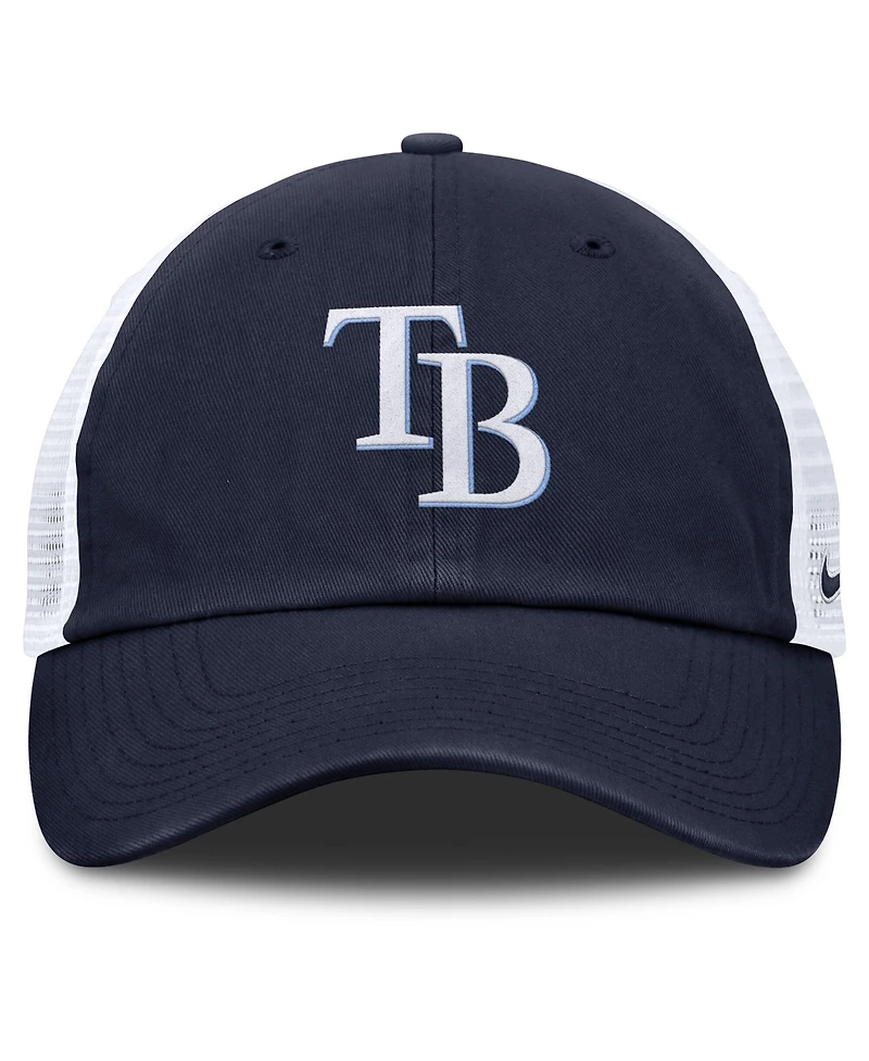 Men's Nike Navy/White Tampa Bay Rays Club Trucker Adjustable Hat