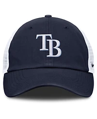 Men's Nike Navy/White Tampa Bay Rays Club Trucker Adjustable Hat