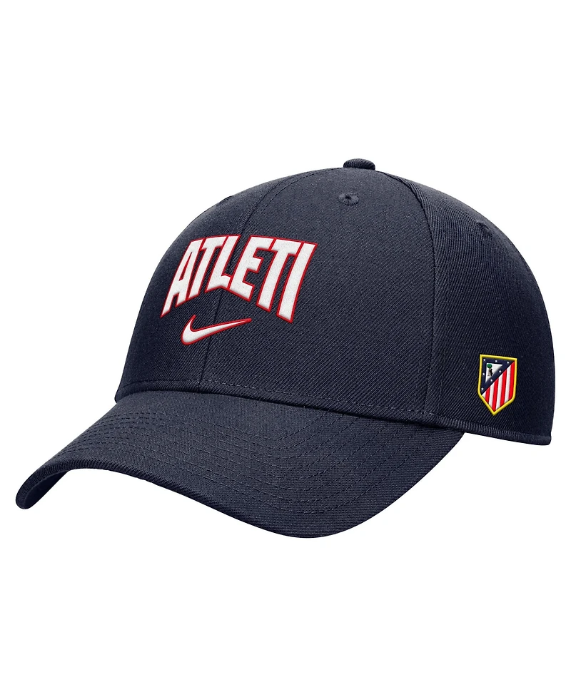 Men's Nike Navy Atletico de Madrid Rise Adjustable Hat
