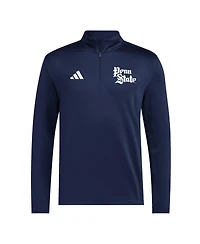 Men's adidas Navy Penn State Nittany Lions 2026 Sideline Ultimate365 Woven Quarter-zip Pullover