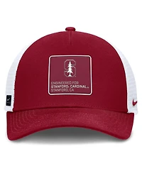 Nike Men's Cardinal/White Stanford Cardinal 2025 On-Field Rise Engineered Trucker Adjustable Hat