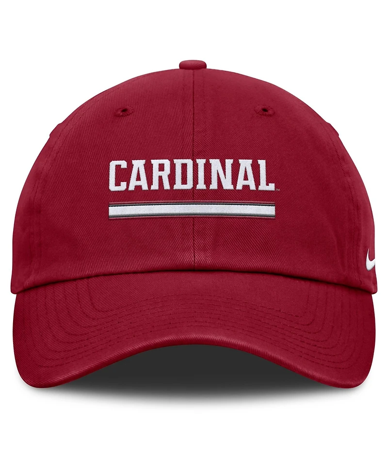 Men's Nike Cardinal Stanford Cardinal Club Campus Adjustable Hat