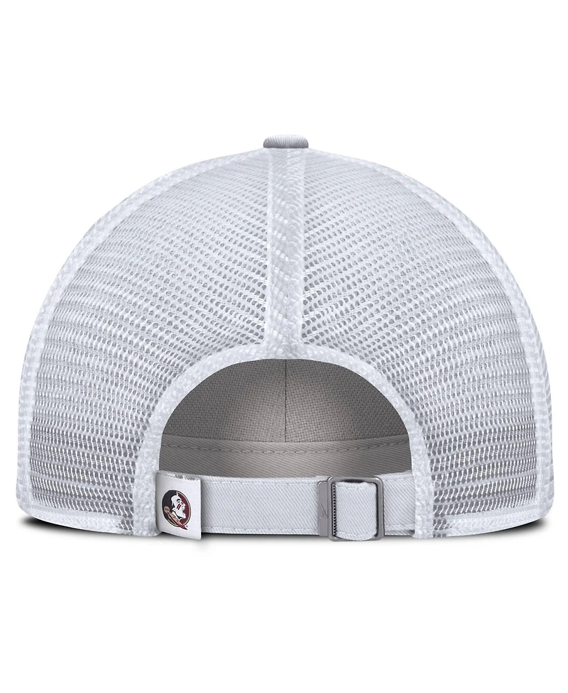 Nike Men's White Florida State Seminoles Club Campus Trucker Adjustable Hat