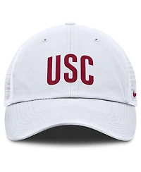 Nike Men's White Usc Trojans Club Campus Trucker Adjustable Hat