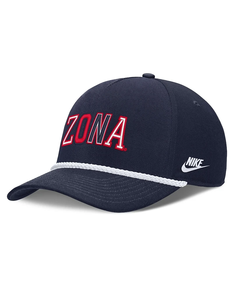 Men's and Women's Nike Navy Arizona Wildcats 2026 Basketball Refresh 5-Panel Rope Rise Hat