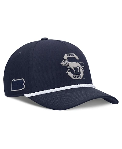 Men's and Women's Nike Navy Penn State Nittany Lions 2026 Basketball Refresh 5-Panel Rope Rise Hat