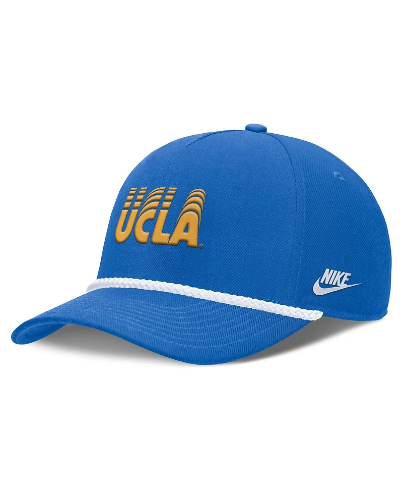 Men's and Women's Nike Blue Ucla Bruins 2026 Basketball Refresh 5-Panel Rope Rise Hat