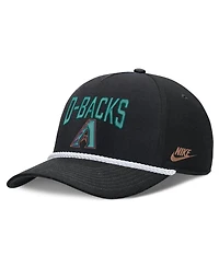 Men's Nike Black Arizona Diamondbacks Cooperstown Rise Adjustable Hat