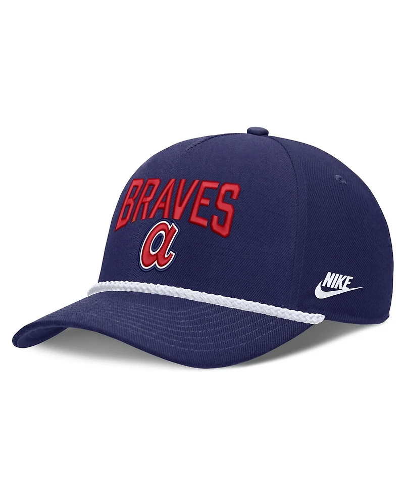 Men's Nike Royal Atlanta Braves Cooperstown Rise Adjustable Hat