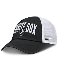 Men's Nike Black Chicago White Sox Primetime Club Adjustable Trucker Hat