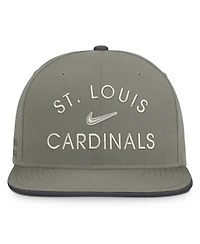 Men's Nike Olive St. Louis Cardinals Pro Dri-fit snapback Hat