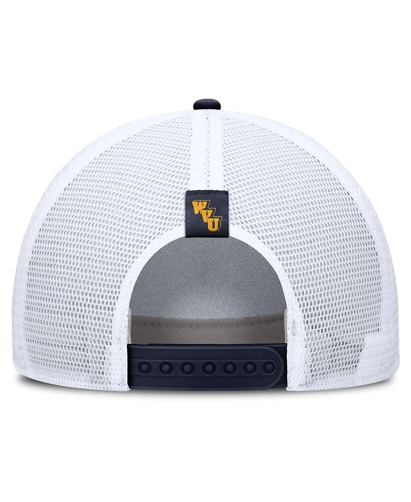 Men's and Women's Nike Gray West Virginia Mountaineers 2026 Basketball Refresh 5-Panel Rise Trucker Hat