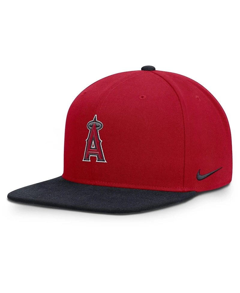 Men's Nike Red/Navy Los Angeles Angels Primetime Pro Dri-fit snapback Hat