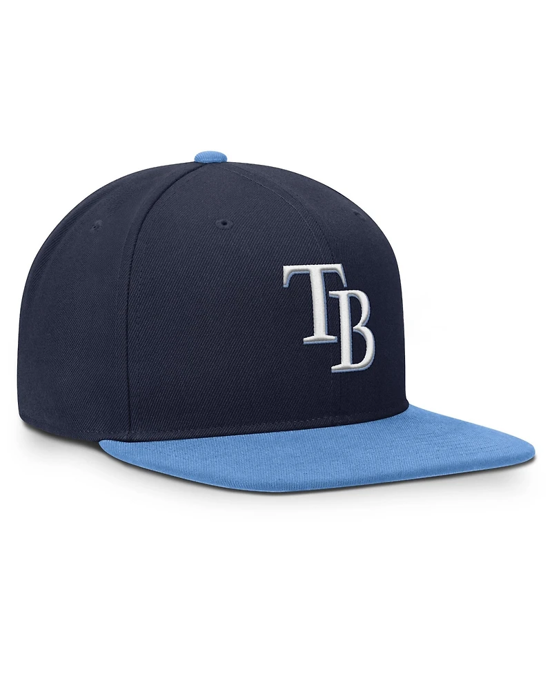 Men's Nike Navy/Light Blue Tampa Bay Rays Primetime Pro Dri-fit snapback Hat