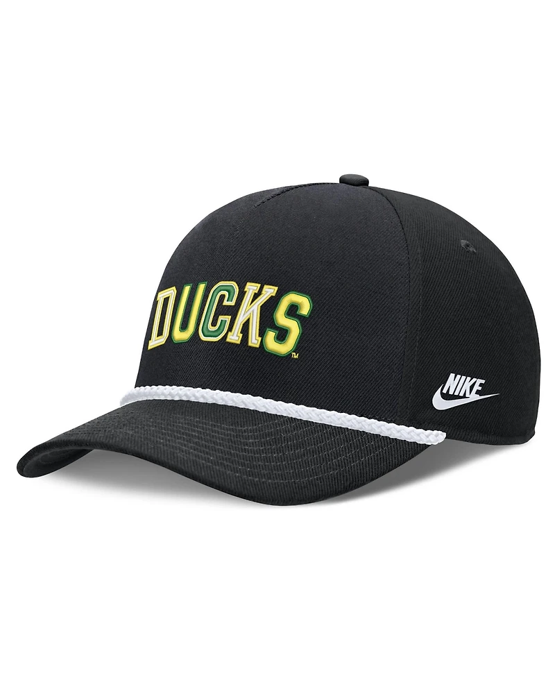 Men's and Women's Nike Oregon Ducks 2026 Basketball Refresh 5-Panel Rope Rise Hat