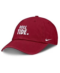 Men's and Women's Nike Crimson Alabama Crimson Tide Primetime Chant Club Adjustable Hat