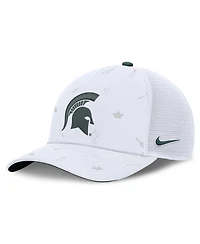 Men's and Women's Nike White Michigan State Spartans Country Club Golfin' Rise Trucker Adjustable Hat