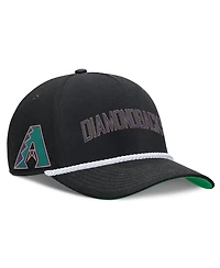 Men's Nike Black Arizona Diamondbacks Cooperstown Collection Rise Adjustable Hat