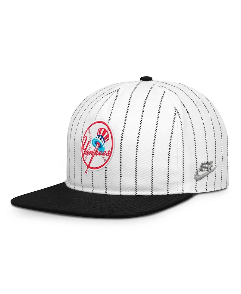 Men's Nike White/Black New York Yankees Cooperstown Collection Pro Adjustable Hat