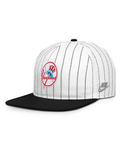 Men's Nike White/Black New York Yankees Cooperstown Collection Pro Adjustable Hat