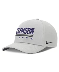 Men's Nike Gray Clemson Tigers 2026 Sideline Dri-fit Rise Adjustable Hat