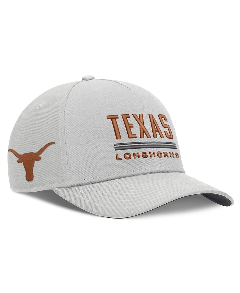 Men's Nike Gray Texas Longhorns 2026 Sideline Dri-fit Rise Adjustable Hat