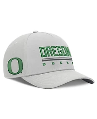 Men's Nike Gray Oregon Ducks 2026 Sideline Dri-fit Rise Adjustable Hat