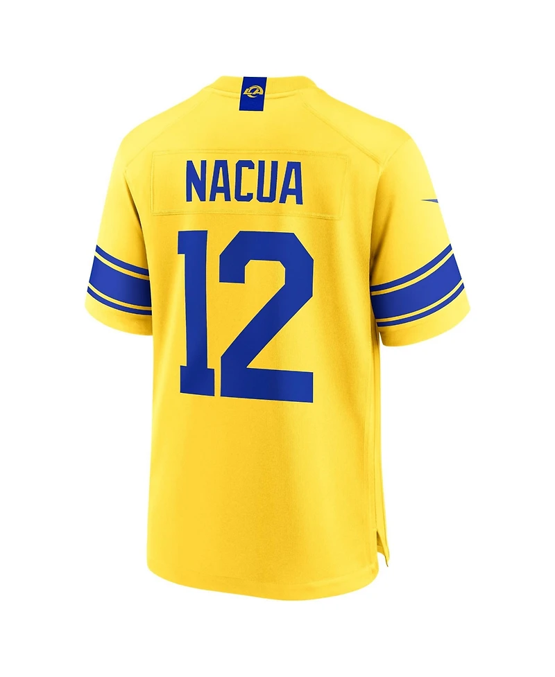 Men's Nike Puka Nacua Los Angeles Rams Classic Sol Game Jersey