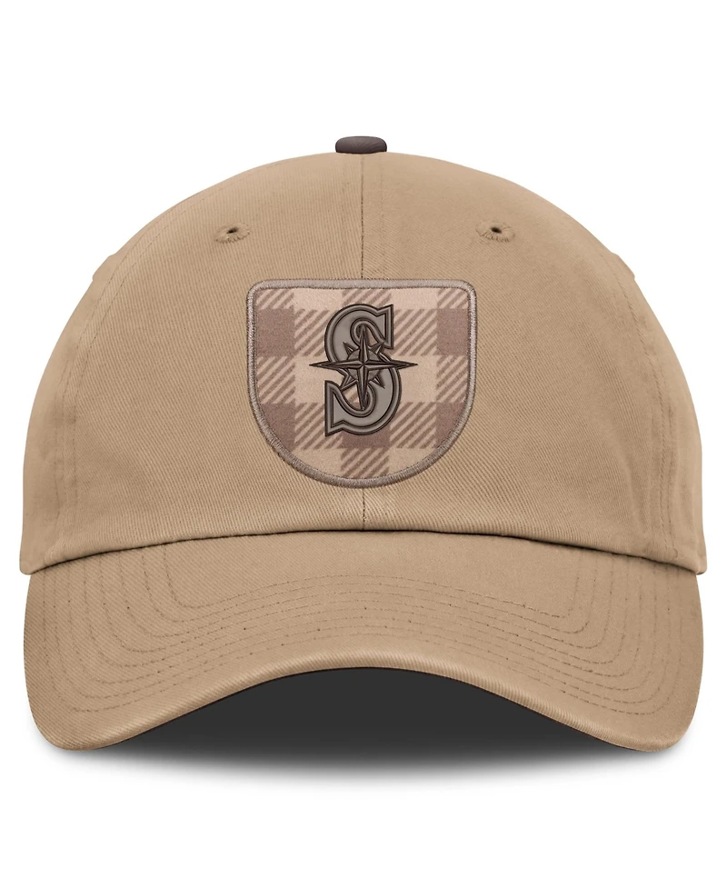 Men's Nike Light Brown Seattle Mariners Statement Club Adjustable Hat