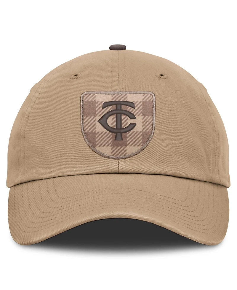 Men's Nike Light Brown Minnesota Twins Statement Club Adjustable Hat