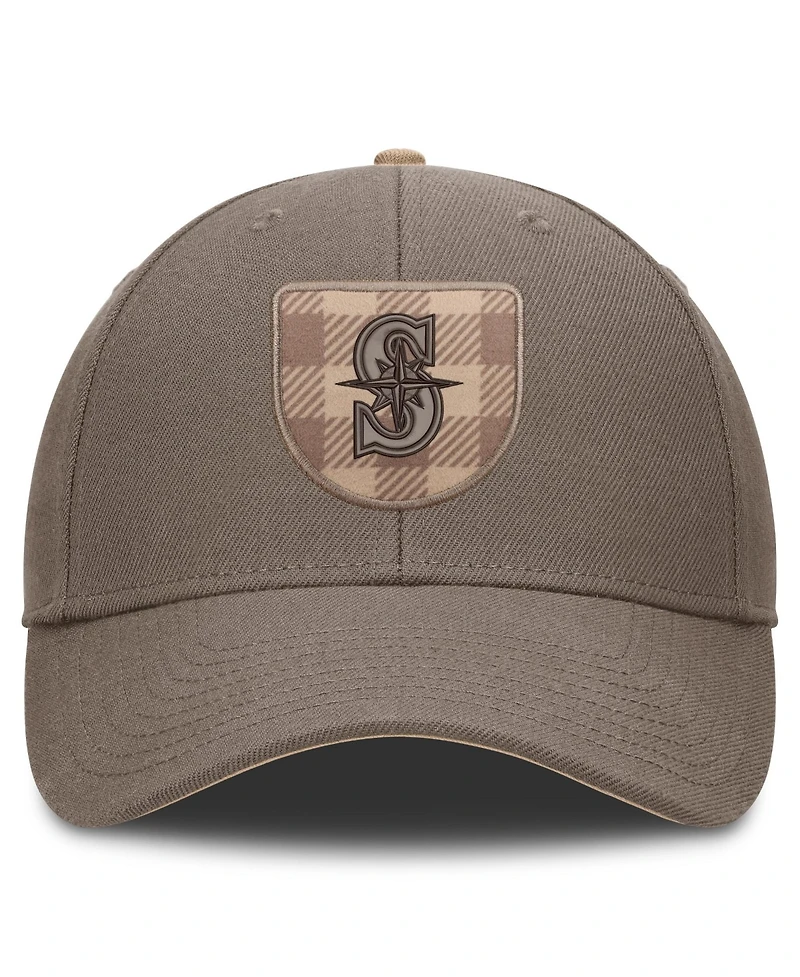 Nike Men's Brown Seattle Mariners Statement Rise Adjustable Hat