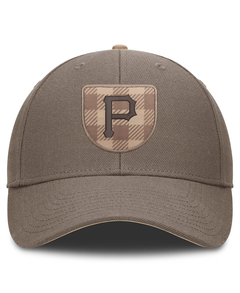 Nike Men's Brown Pittsburgh Pirates Statement Rise Adjustable Hat