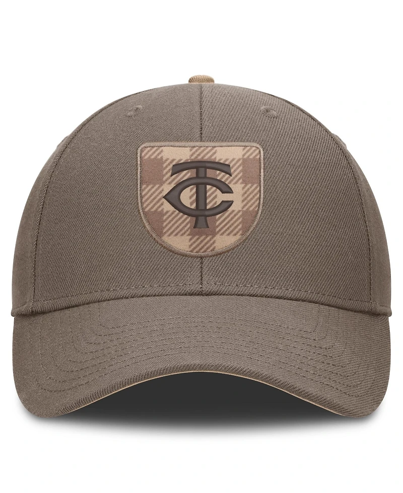 Nike Men's Brown Minnesota Twins Statement Rise Adjustable Hat