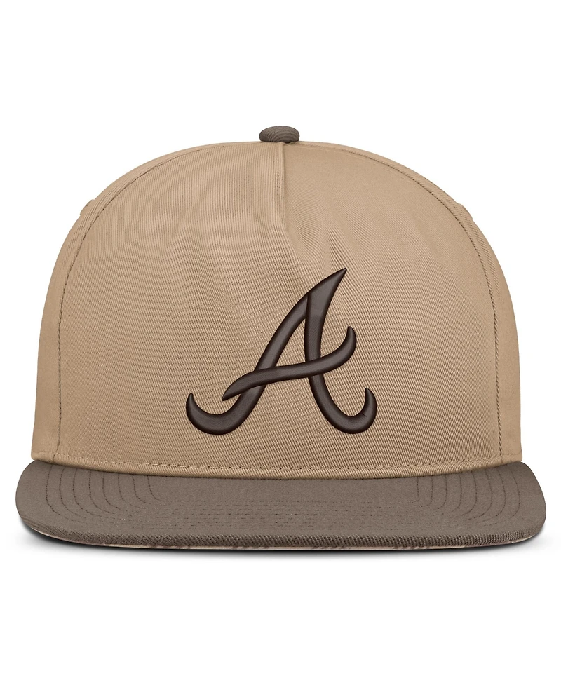 Nike Men's Light Brown Atlanta Braves Statement Adjustable Hat