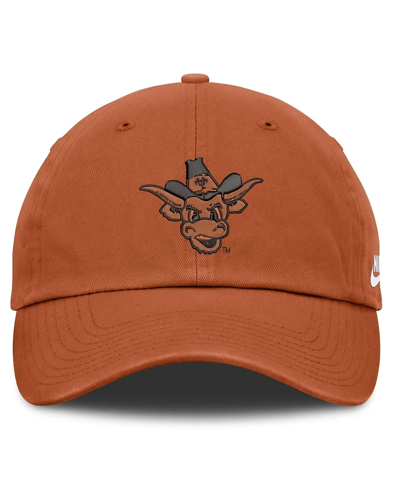 Nike Men's and Women's Texas Orange Texas Longhorns Legacy Letter Club Adjustable Hat